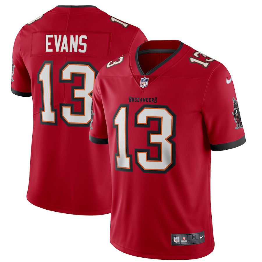 Men Tampa Bay Buccaneers 13 Mike Evans Nike Red Vapor Limited NFL Jersey